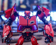 APC Toys Red Gladiator TFP Cliffjumper versión zombie