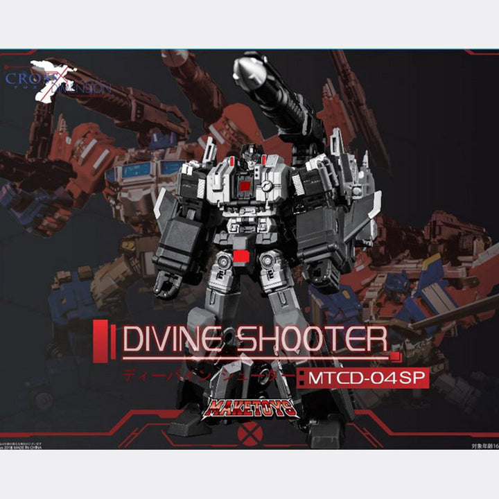 Maketoys MTCD-04SP Divine Shooter Super Ginrai Optimus Prime Versión Oscura