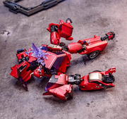 APC Toys Red Gladiator TFP Cliffjumper versión zombie