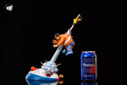 ¡AC/DC Studio el Gian derrotado! ¡Noby Golpe Furioso! Estatua de Doraemon