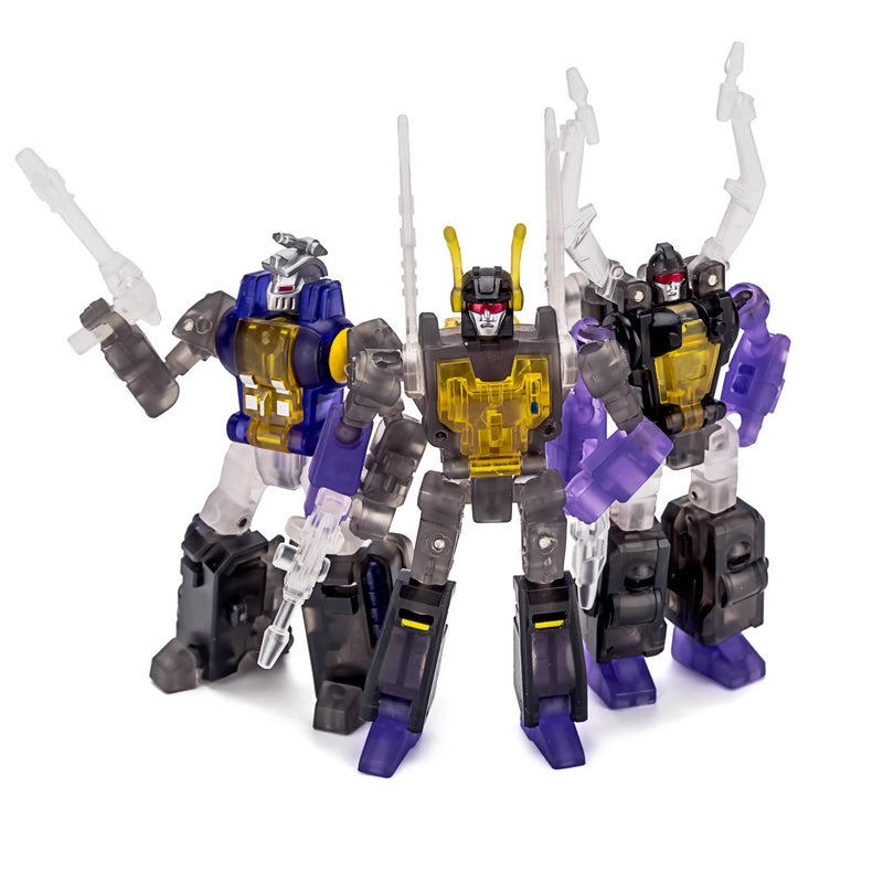 NewAge H-10T Abadon Kickback H-11T Berial Shrapnel H-12T Asmodeus Bombshell Insecticons Juego de 3 versiones transparentes