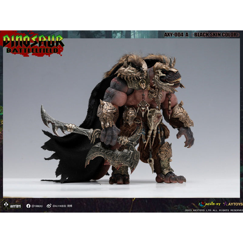 [Pré-commande] AXYTOYS AXY-004A Dinosaure Champ de bataille Tyrannosaurus Noir Couleur de la peau Version