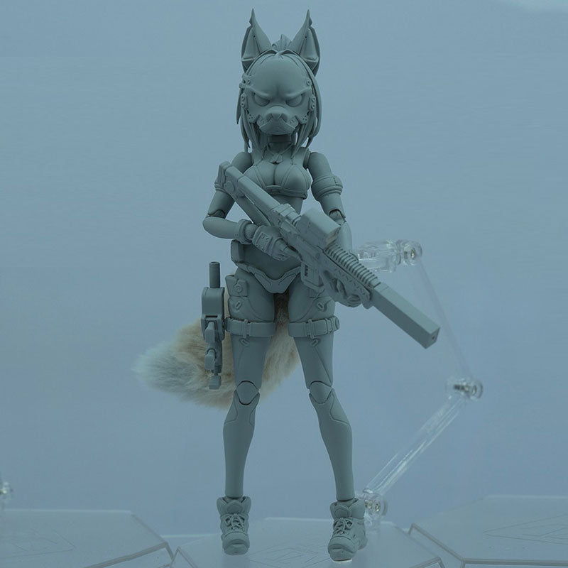 [Pre-Order] Snail Shell 1/12 Tactical Mask Swimsuit Fox Girl