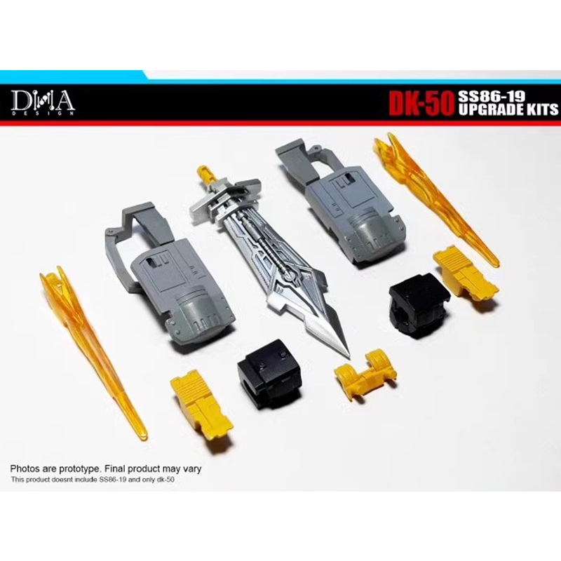 DNA Design DK-50 Upgrade-Kits für SS86-19 Dinobot Snarl