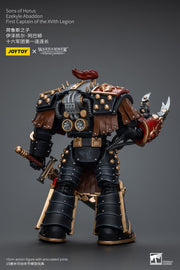 JOYTOY JT9770 Warhammer La Herejía de Horus 1: 18 Hijos de Horus Ezekyle Abaddon Primer Capitán de la XVL Legión