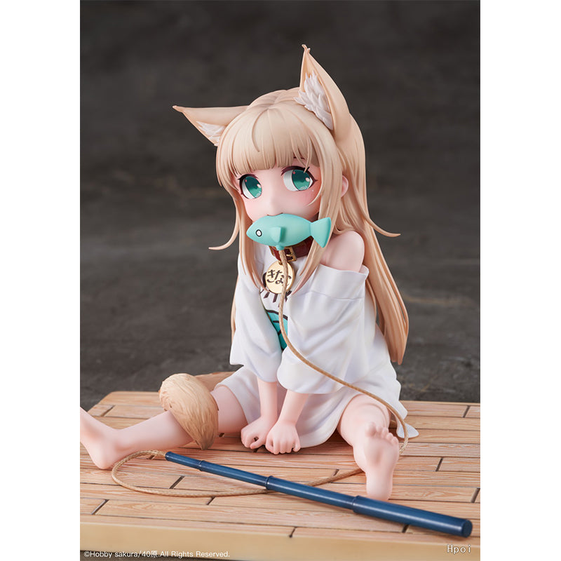 Hobby Sakura My Cat is a Kawaii Girl Kinako (Sit and Eat Fish Ver.) 1/6 Scale Figure