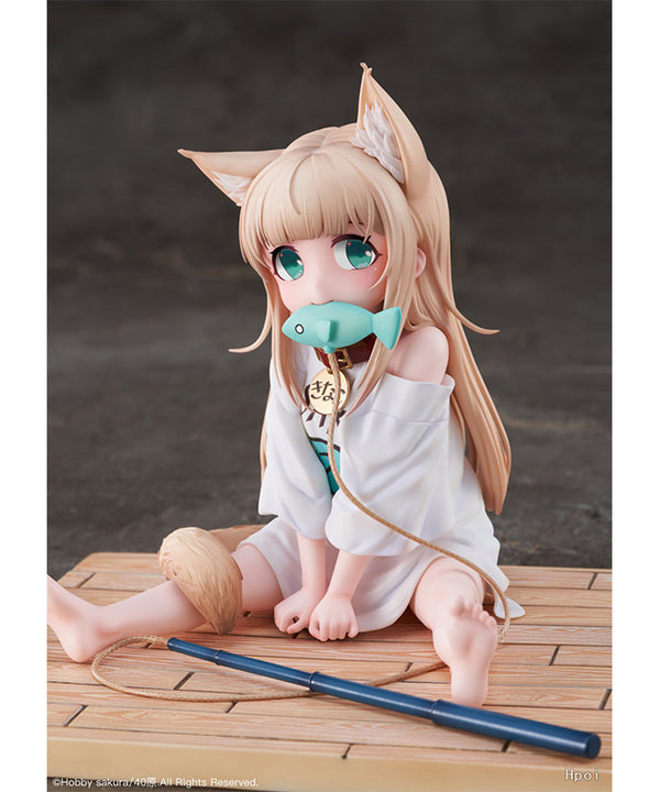 Hobby Sakura My Cat is a Kawaii Girl Kinako (Sit and Eat Fish Ver.) 1/6 Scale Figure