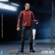 HIYA Exquisita Mini Serie 1/18 Escala 4 Pulgadas STAR TREK 2009 Scotty Figura de Acción