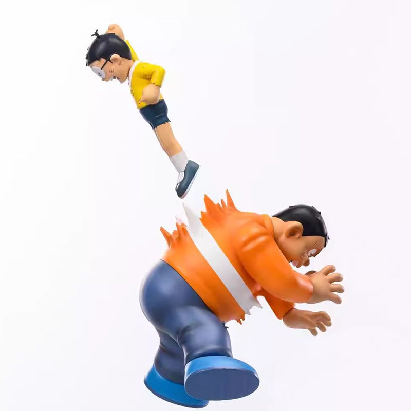 ¡AC/DC Studio el Gian derrotado! ¡Noby Golpe Furioso! Estatua de Doraemon