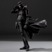 Sentinel Toys Spider-Man: Un nuevo universo SV-ACTION Spider-Man Noir