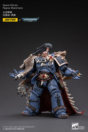 JOYTOY JT2931 Warhammer 40k 1:18 Lobos Espaciales Ragnar Melena Negra