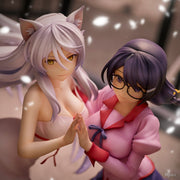 Union Creative Nekomonogatari Kuro Tsubasa Hanekawa y Black Hanekawa Figura Set (segunda reedición)