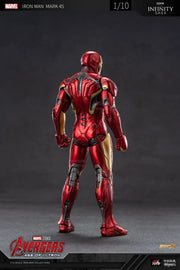 Figura de Iron Man Mark 45 a escala 1/10 con licencia de Marvel de ZT Toys