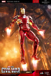 ZT Toys Marvel Licensed 1/10 Iron Man Mark 46