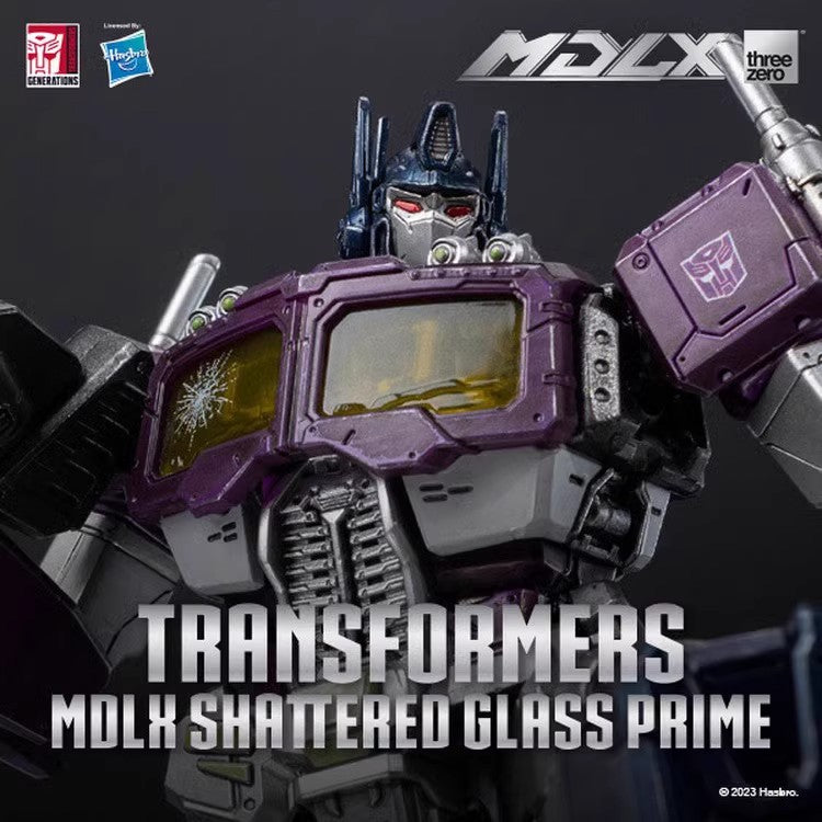 Threezero MDLX Vidrio roto Optimus Prime