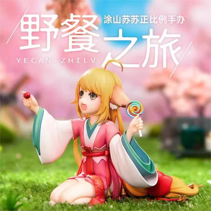 Qing Cang Fox Spirit Matchmaker Susu Tushan (Susu Tosan) Picnic Komplette Figur