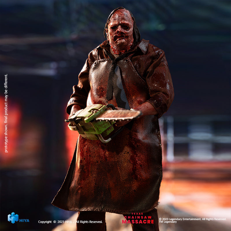 HIYA Exquisite Super Series 1/12 Maßstab 6 Zoll Texas Chainsaw Massacre 2022 Leatherface Slaughter Ver. Actionfigur