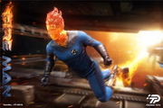 Premier Toys PT0010 1/6 Feuerwehrmann Fantastic Four Menschliche Fackel