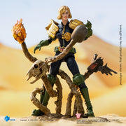 HIYA Exquisita Mini Serie 1/18 Escala 4 pulgadas JUDGE DREDD Judge Anderson VS The Dark Judges Figura de acción