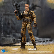 HIYA Exquisita Mini Serie 1/18 Escala 4 pulgadas GIJoe Dusty Figura de acción