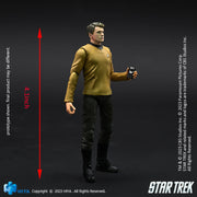 HIYA Exquisita Mini Serie 1/18 Escala 4 Pulgadas STAR TREK 2009 Chekov Figura de Acción