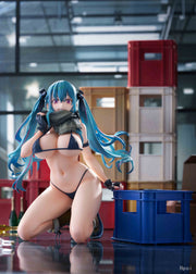 Golden Head FreeStyle Original Illustration Warehouse Aoko 1/7 Scale Limited Edition Figure