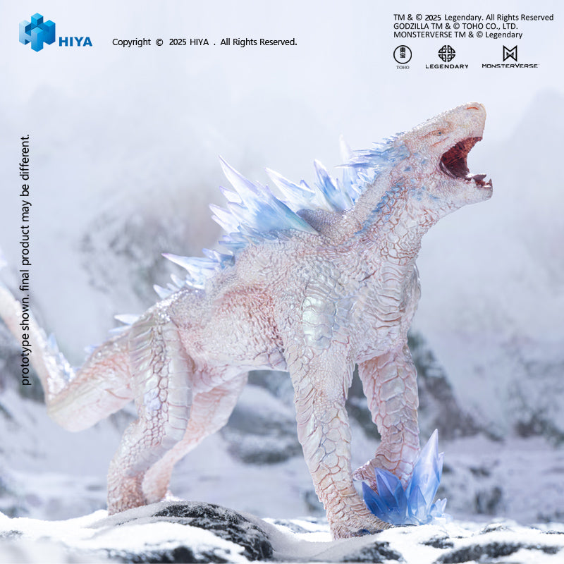 Estatua de PVC translúcida de Godzilla x Kong: El Nuevo Imperio Shimo de la serie Stylist de HIYA, escala 1/6.7 pulgadas. 