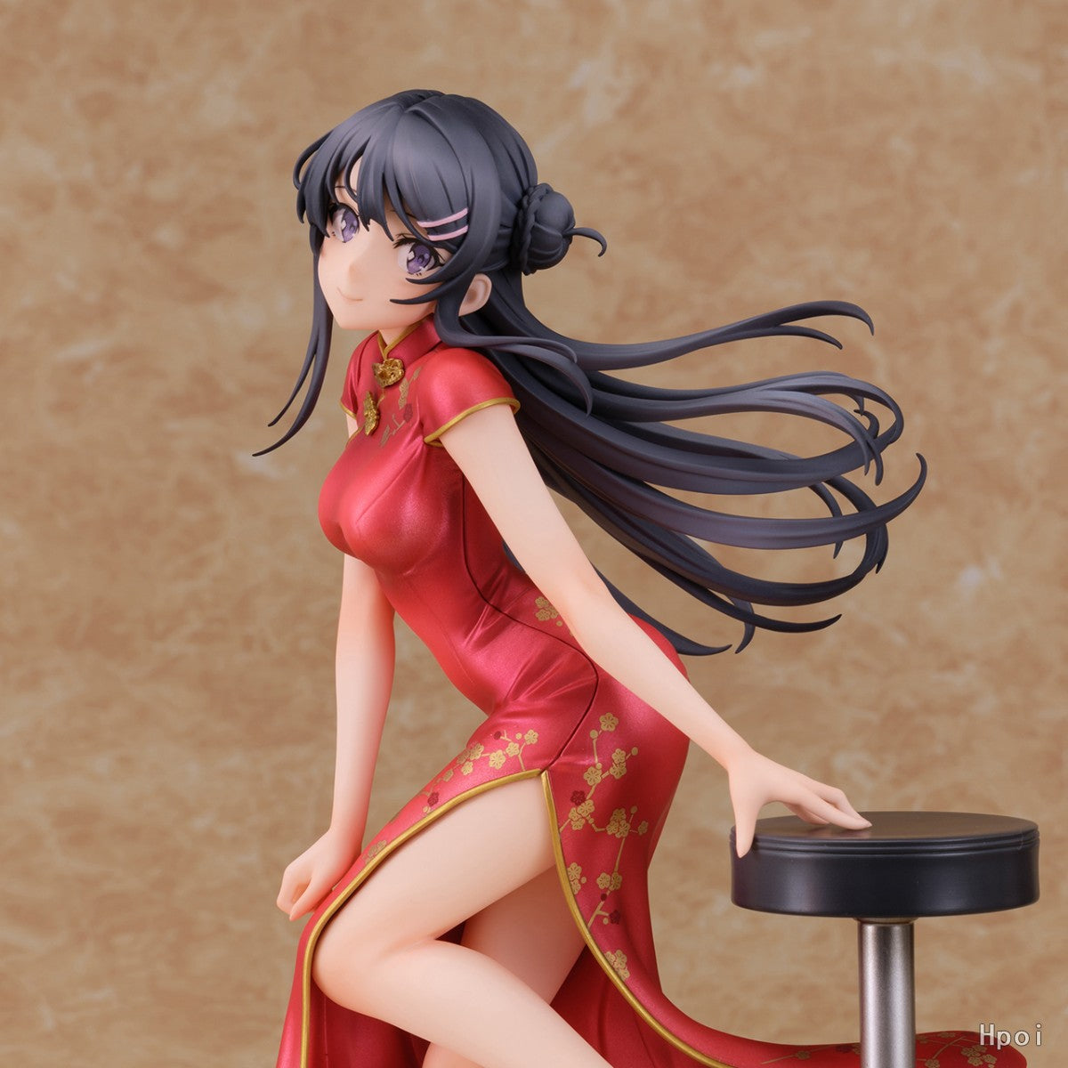 Wing Rascal no sueña con Bunny Girl Senpai Mai Sakurajima (vestido chino) Figura escala 1/7