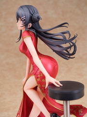 Wing Rascal no sueña con Bunny Girl Senpai Mai Sakurajima (vestido chino) Figura escala 1/7
