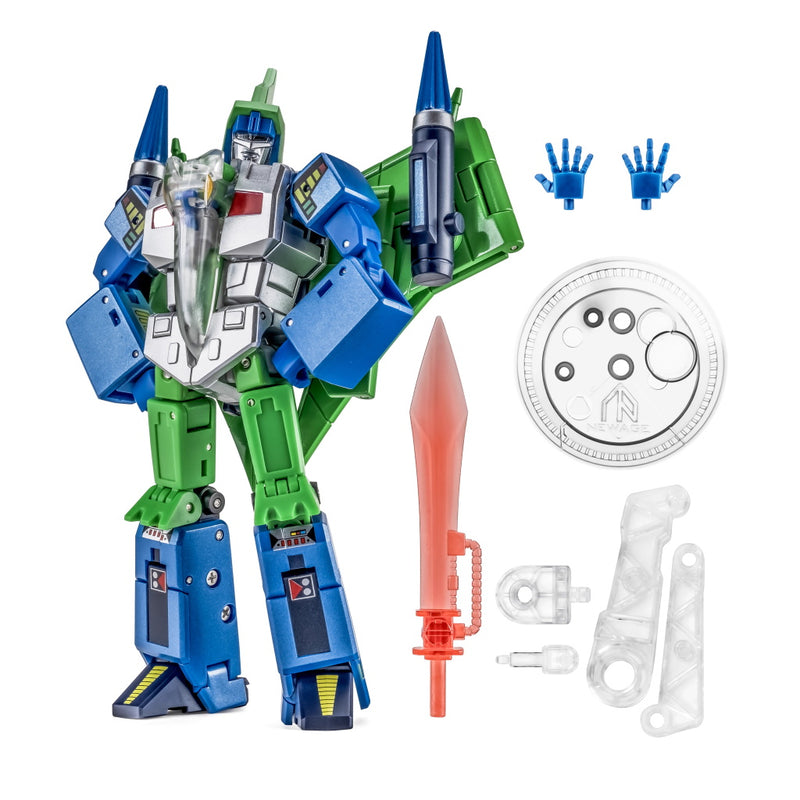 Newage G2 H57V Freyr Swoop Versión azul y verde