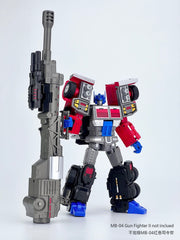 Fans Hobby MB-09B Trailer Rojo para MB-04 Gun Fighter II Reedición 2023