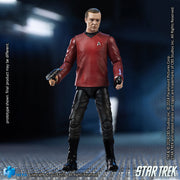 HIYA Exquisita Mini Serie 1/18 Escala 4 Pulgadas STAR TREK 2009 Scotty Figura de Acción