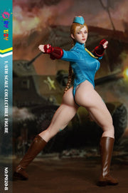 Play Toy 1/6 P020-B Blue Fighting Female Warrior Cammy