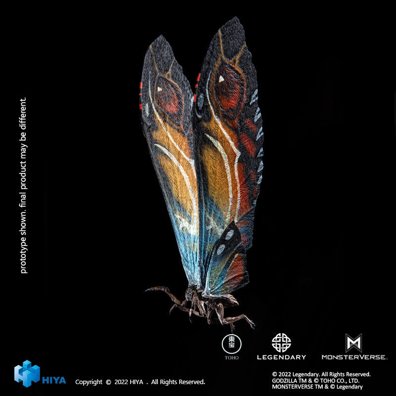 HIYA Exquisita Serie Básica Ninguna Escala 14 Pulgadas GODZILLA REY DE LOS MONSTRUOS Figura de Acción de Mothra