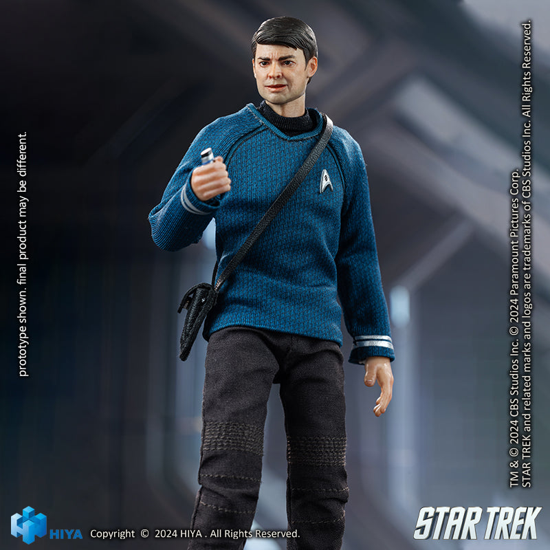 HIYA Exquisita Super Serie 1/12 Escala 6 pulgadas STAR TREK 2009 McCoy Figura de acción