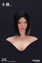 YMTOYS 1/6 YMT089 Implantiertes Haar weiblicher Kopf Sculpt Xiaoqiu