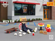 Devil Toys HappiClass Burger Kun &amp; Mech Kun escala 1/12, juego de 2 figuras de acción