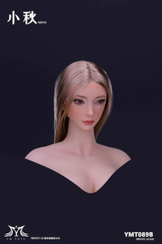 YMTOYS 1/6 YMT089 Implantiertes Haar weiblicher Kopf Sculpt Xiaoqiu