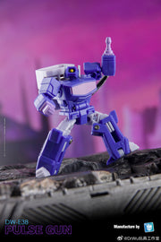 Dr.Wu & Mechanic Studio DW-E37 Leap Cliffjumper & DW-E38 Pulse Gun Shockwave Toy Color Version Set of 2