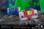 Dr. Wu &amp; Mechanic Studio DW-E02S Monitor Soundwave y DW-E16S Sound Master Blaster Versión Transparente (Set de 2)