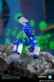Dr. Wu &amp; Mechanic Studio DW-E02S Monitor Soundwave y DW-E16S Sound Master Blaster Versión Transparente (Set de 2)