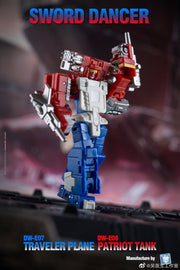 Dr.Wu Sword Dancer Slamdance DW-E07 Traveler Plane Raindance & DW-E08 Patriot Tank Grandslam Set of 2
