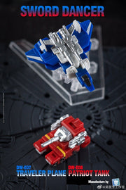 Dr.Wu Sword Dancer Slamdance DW-E07 Traveler Plane Raindance & DW-E08 Patriot Tank Grandslam Set of 2