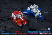 Dr.Wu Sword Dancer Slamdance DW-E07 Traveler Plane Raindance & DW-E08 Patriot Tank Grandslam Set of 2