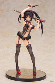 Alphamax Date A Live Kurumi Tokisaki (Black Lingerie Ver.) 1/7 Scale Figure (Reissue)