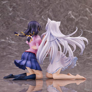 Union Creative Nekomonogatari Kuro Tsubasa Hanekawa y Black Hanekawa Figura Set (segunda reedición)