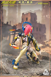Loscont Armed Battle Angels ABA-001 Blade Violet Figur im Maßstab 1:12