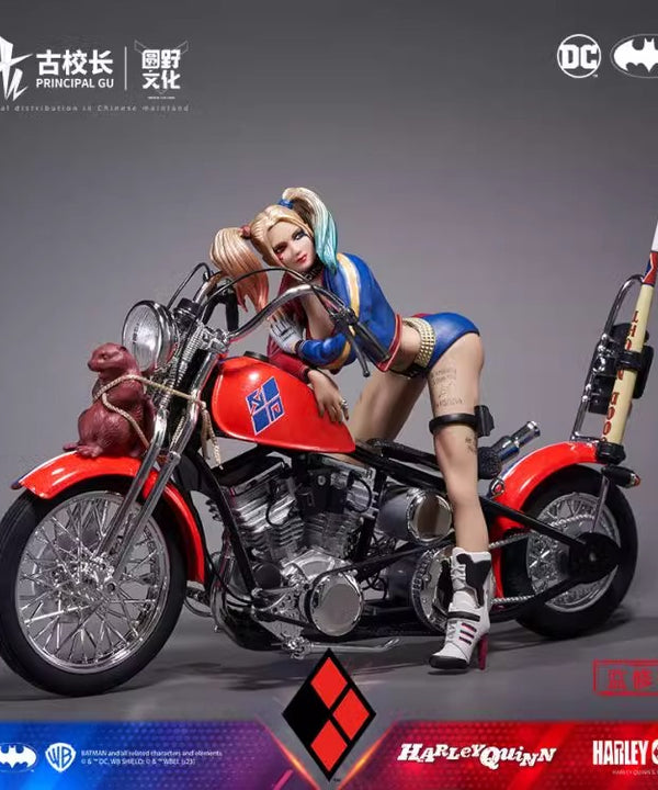 Principal Gu 1/10 EA1503S DC Vehicle Series Batman Harley Quinn & Motorcycle