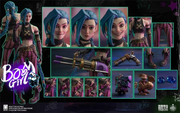 Onetoys OT021 1/6 Boom Girl Liga de Leyendas Jinx