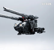 Mecha Zone JJ-02B Diaclone Reboot TM-03 Táctico Mover Tread Versaulter Versión Negra